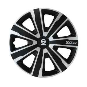 ΤΑΣΙΑ ΤΡΟΧΩΝ PALERMO 15'' ΜΑΥΡΟ-ΑΣΗΜΙ 4ΤΜΧ SPARCO