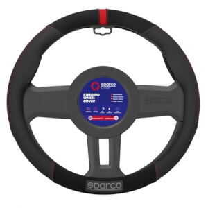 ΚΑΛΥΜΜΑ ΤΙΜΟΝΙΟΥ SUEDE - ΣΥΝΘΕΤΙΚΟ ΚΟΚΚΙΝΟ 1ΤΜΧ SPARCO 37-38cm SPS130RD